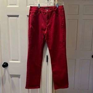 Red Bandolino jeans